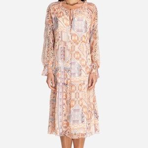 Johnny Loves Jade Peasant MIDI dress